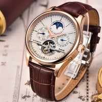 LIGE Brand Men  Automatic Mechanical Watch