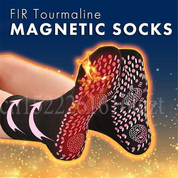Tourmaline Self-Heating Magnetic Socks Warm Massage Socks