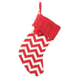 Large Christmas Stockings Gifts Cloth Santa Elk Socks