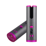 Professional Ceramic Hair Waver Rechargeable Auto Curler Curls