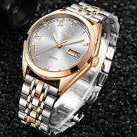 Rose Gold Women Watch Business Quartz