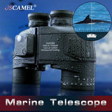 USCAMEL Military 10x50 HD Marine Binoculars Zoom Rangefinder Compass Telescope Eyepiece Waterproof Nitrogen Army Green