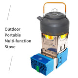 Flame Cube Portable Wood Buring Camp Stove Outdoor Folding Backpacking Stove With Battery To Power USB Charging 2021