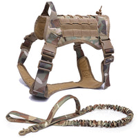 Tactical Dog Harness Pet Training Vest Dog Harness And Leash Set For Small Medium Big Dogs