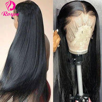 28 30 Inch Straight Lace Front Wig 13x6 Hd Lace Frontal Wig Transparent Lace Wigs Glueless Lace Front Human Hair Wigs For Women