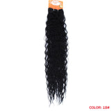 Synthetic Hair Weave Ombre Color Two Tone Curly Hair Extension 120g