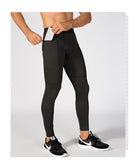 Men  Pocket Gym Leggings Sport Pants