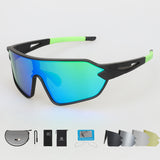 Goggles Outdoor Sports Bicycle Sunglasses UV 400 With 5 Lens TR90 2 Style