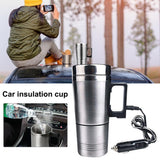 Stainless Steel Vehicle Heating Cup 12V/24V Heat Insulation