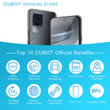 Cubot X50 Smartphone 8GB RAM 128/256GB ROM 64MP Quad Camera 6.67
