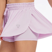 Women Sports Running Shorts Athletic Elastic