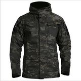 Waterproof Windbreaker Multi-Pocket Camouflage Military Outdoor Camping Hunting Coat