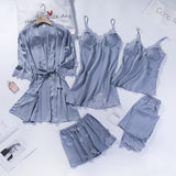 5pcs V-Neck Nightwear Pajamas Sets