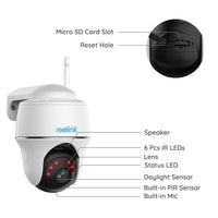 Camera Battery WiFi Wireless for Indoor Outdoor Security cam