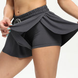 Women Sports Running Shorts Athletic Elastic