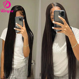 28 30 Inch Straight Lace Front Wig 13x6 Hd Lace Frontal Wig Transparent Lace Wigs Glueless Lace Front Human Hair Wigs For Women