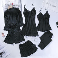 5pcs V-Neck Nightwear Pajamas Sets