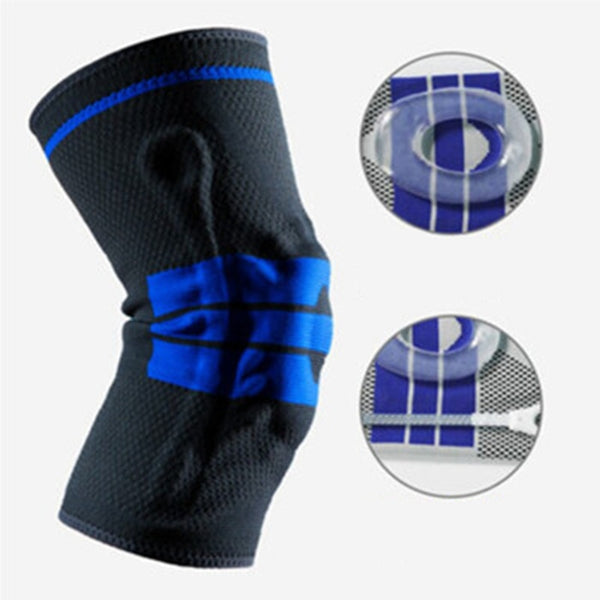 1 PCS Silicone Padded Knee Pads Supports Brace