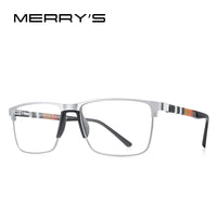 MERRYS DESIGN Men Luxury Square Glasses Frame Acetate Legs Myopia Prescription Eyeglasses S2255