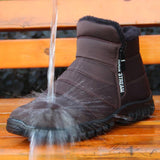 boots men and women waterproof snow shoes plus Size Couple shoes
