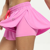 Women Sports Running Shorts Athletic Elastic