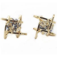Ear Studs Rhinestones Stud Earrings Gold And Classic Colors Jewelry