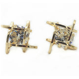 Ear Studs Rhinestones Stud Earrings Gold And Classic Colors Jewelry