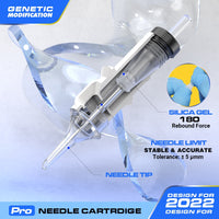 STIGMA  20Pcs/Box Tattoo Needles Revolution Cartridge Curved Magnum Shader10#（0.3mm Needle） #12 (0.35mm Needle)