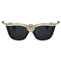 Oversized Cat Eye Sunglasses Women Brand Designer