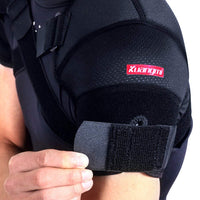 Kuangmi 7K-foam Double Shoulder Brace Adjustable Shoulder Support Belt Back Pain Relief Double Bandage Cross Compression