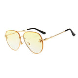 HBK Luxury Square Sunglasses Women Men