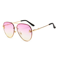 HBK Luxury Square Sunglasses Women Men