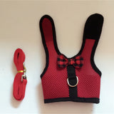 Rabbits Hamster Vest Harness With Leas Bunny  Mesh Chest Strap