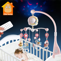 Baby Toys 0-12 Months Crib Mobile Musical Box With Holder