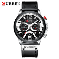 Top Brand Luxury CURREN Chronograph Mens Watches Waterproof Sport Quartz