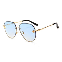 HBK Luxury Square Sunglasses Women Men