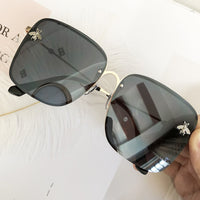 HBK Luxury Square Sunglasses Women Men