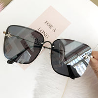 HBK Luxury Square Sunglasses Women Men