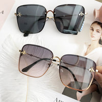 HBK Luxury Square Sunglasses Women Men