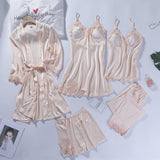 5pcs V-Neck Nightwear Pajamas Sets