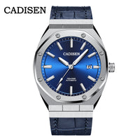 CADISEN Luxury Men Watch Mechanical Automatic Blue