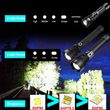 350000cd XPH90 70 50 LED/Powerful/Rechargeable/Tactical/Handled/EDC Flashlight