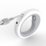 UFO 2 Retractable Dog Leash Ring Led lighting Flexible Pet collar