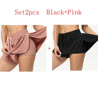 Women Sports Running Shorts Athletic Elastic