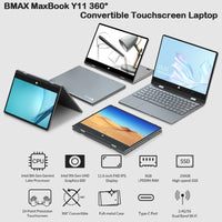 360° Laptop 11.6 Inch Quad Core Intel  Touch Screen/ Notebook Windows10