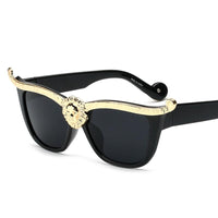Oversized Cat Eye Sunglasses Women Brand Designer
