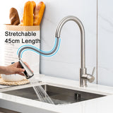 Kitchen Faucets Brushed Nickel Pull Out