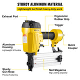 Framing Nailer Home Decoration DIY 14-Gauge Nail Gun Steel Frame Woodworking Air Stapler