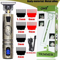 Vintage T9 0mm USB Electric Hair Cutting Machine Rechargeable