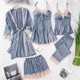 5pcs V-Neck Nightwear Pajamas Sets